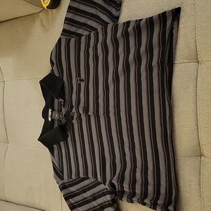 Hot Topic striped crop top. Great condition. Size small